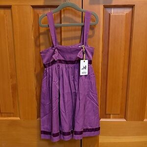 Finding Foxtale NWT Size 5 Purple Velvet Girls Dress